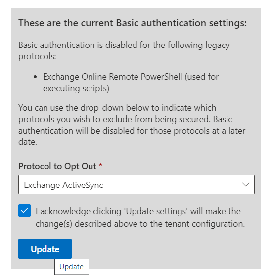 keep basic auth protocols working